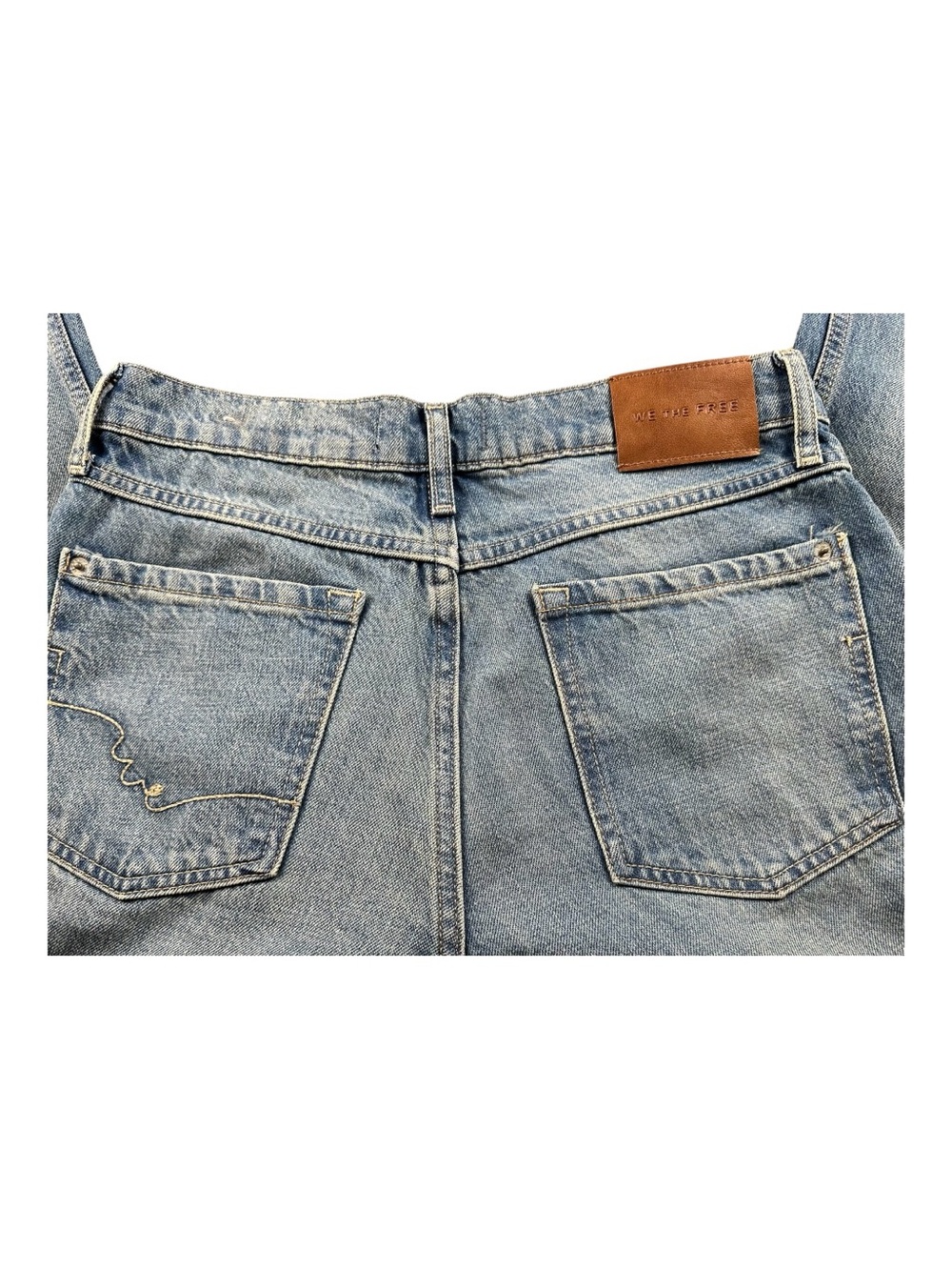 We The Free Jeans Womens 28 Faded Wash Flare Boho Western - Picture 5 of 9